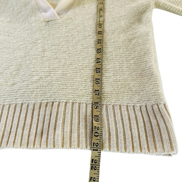 VERONICA BEARD BROGAN COLLARED WOOL CASHMERE SWEATER SIZE MED - Picture 12 of 15